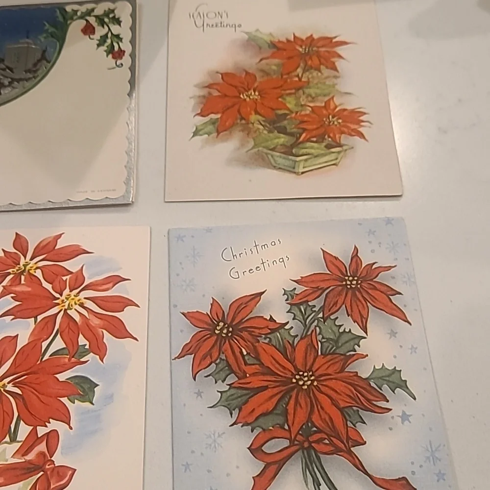 New. NEVER USED Vintage  Christmas Cards